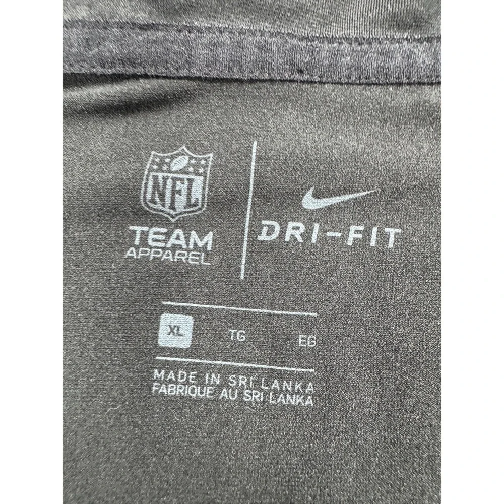 Nike Cleveland Browns Dri-FIT 1/4 Zip Pullover Men's XL Black NFL Football